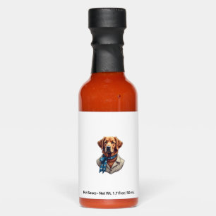 Patriotic Retriever Pride Vintage Dog Shirt Hot Sauces