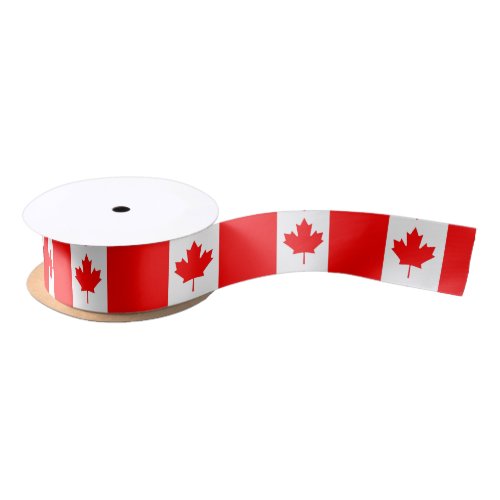 Patriotic Ribbon with Flag of Canada