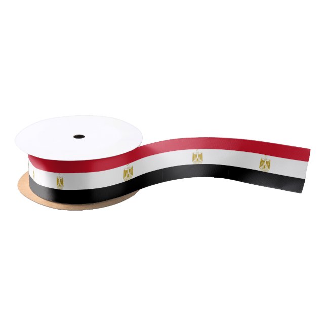 Patriotic Ribbon with Flag of Egypt (Spool)
