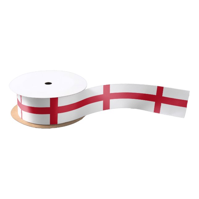 Patriotic Ribbon with Flag of England (Spool)