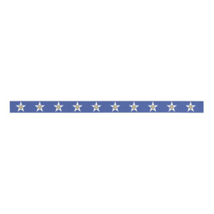 Patriotic Ribbon with Flag of Houston