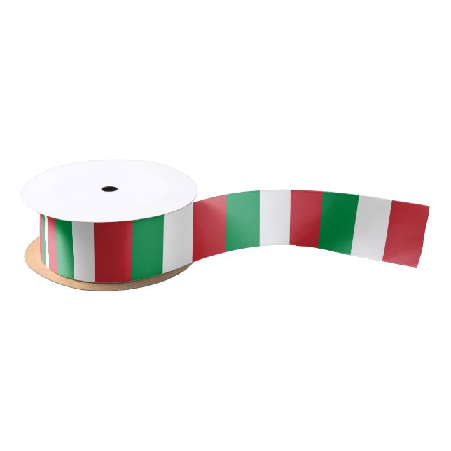 Patriotic Ribbon with Flag of Italy (Spool)