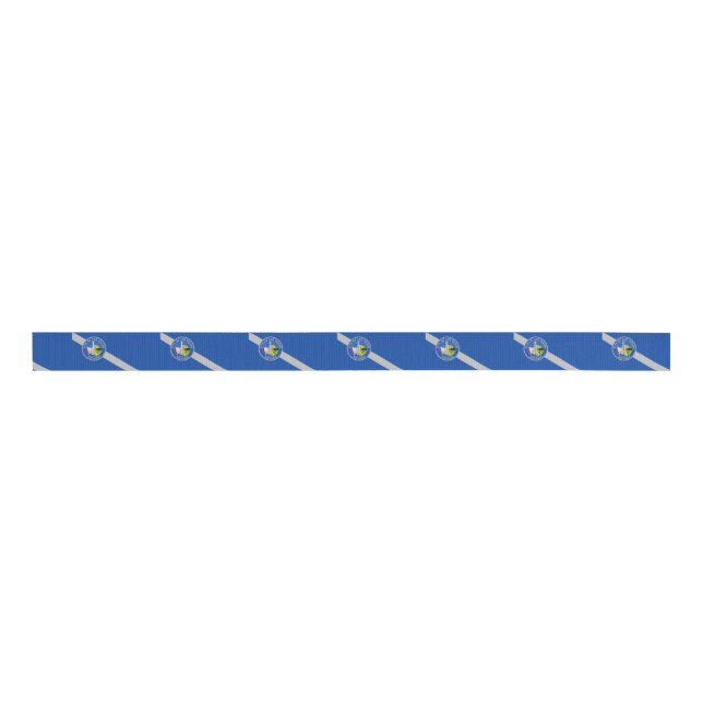 Patriotic Ribbon with Flag of Las Vegas (Front)