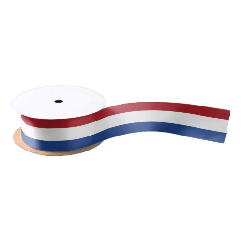 Patriotic Ribbon with Flag of Netherlands