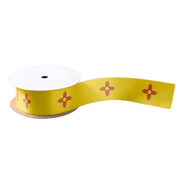 Patriotic Ribbon with Flag of New Mexico, USA (Spool)