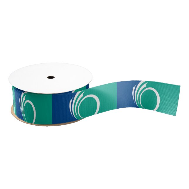 Patriotic Ribbon with Flag of Ottawa, Canada (Spool)