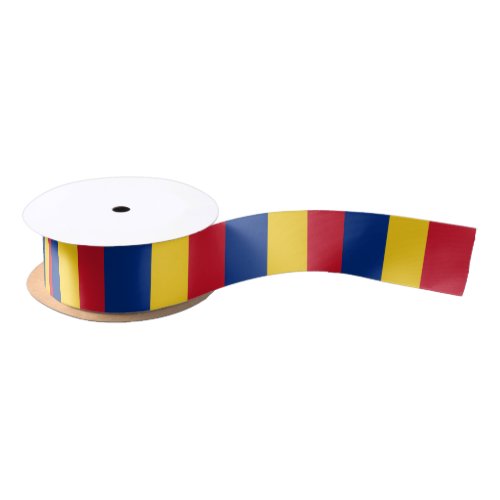 Patriotic Ribbon with Flag of Romania