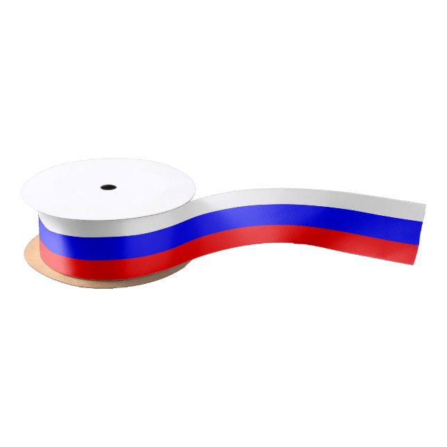 Patriotic Ribbon with Flag of Russia (Spool)