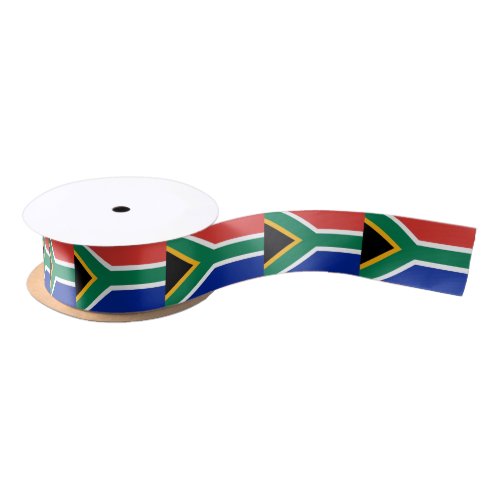 Patriotic Ribbon with Flag of South Africa