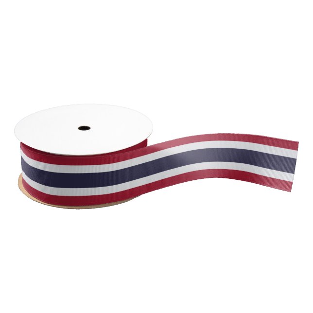 Patriotic Ribbon with Flag of Thailand (Spool)