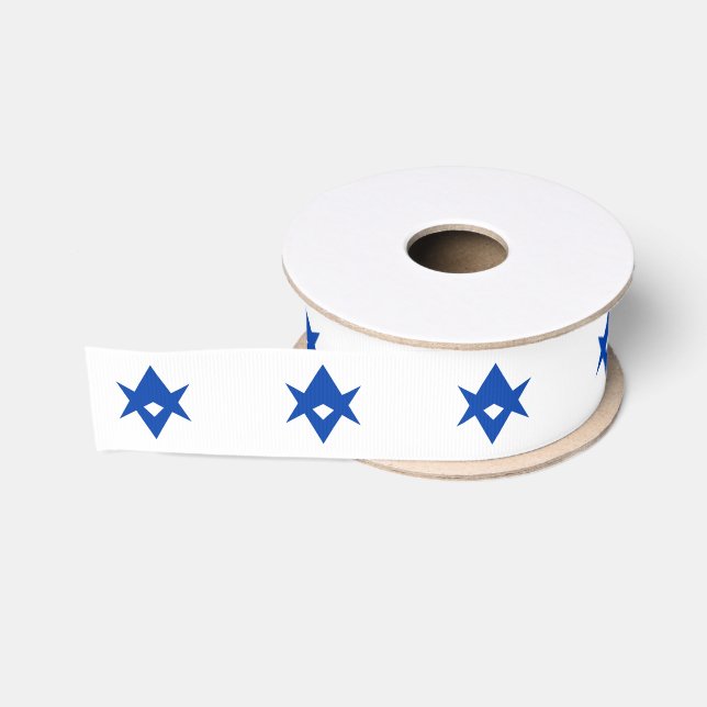 Patriotic Ribbon with Flag of Toyota City, Japan (Spool)