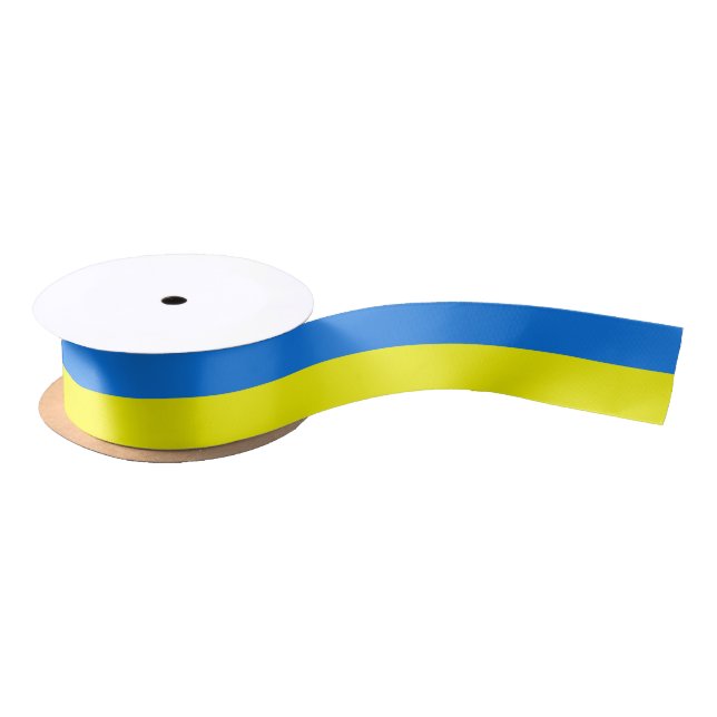 Patriotic Ribbon with Flag of Ukraine (Spool)