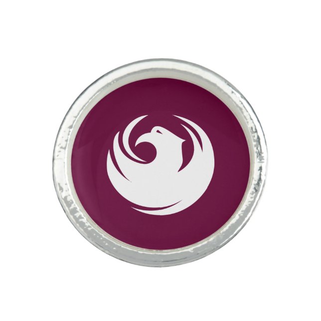 Patriotic ring with Flag of Phoenix, Arizona (Front)