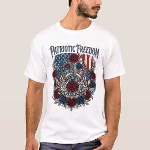 Patriotic Rose Garden T-Shirt