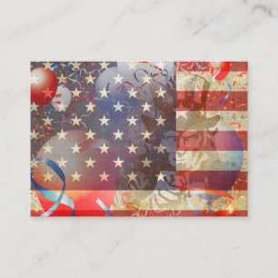 Patriotic RSVP Cards