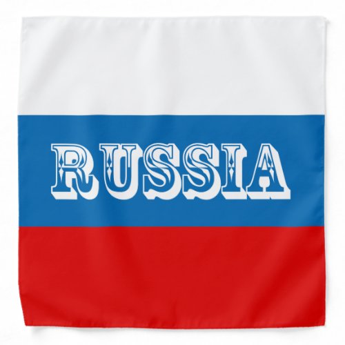 Patriotic Russian Pan Slavic flag Bandana