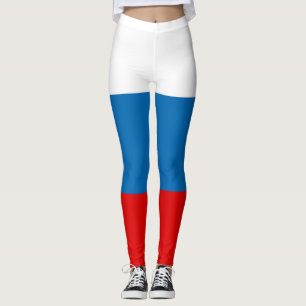 Patriotic Russian Pan Slavic flag Leggings