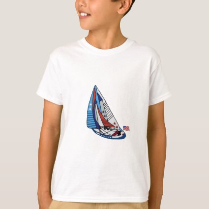 Patriotic Sailboat Shirt