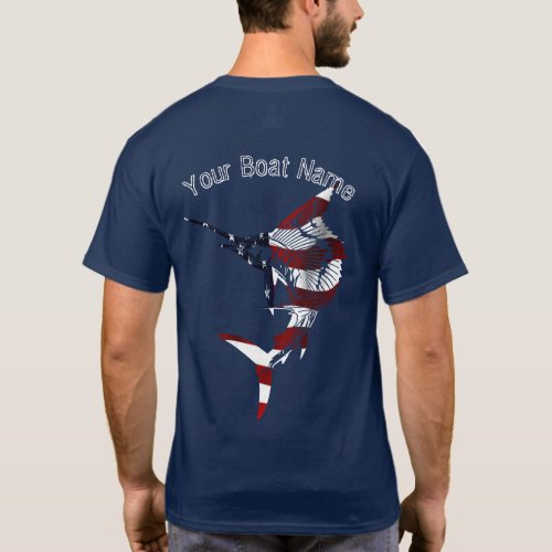 Patriotic Sailfish T_Shirt