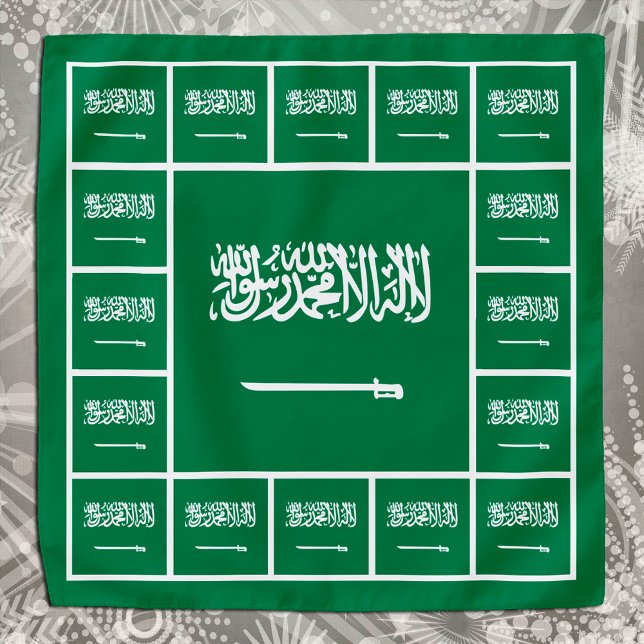 Patriotic Saudi Flag Bandana, fashion Saudi Arabia Bandana (Creator Uploaded)