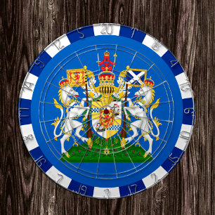 Patriotic Scotland Dartboard & Flag / game board