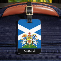 Patriotic Scotland Luggage Tags, Scotland Flag