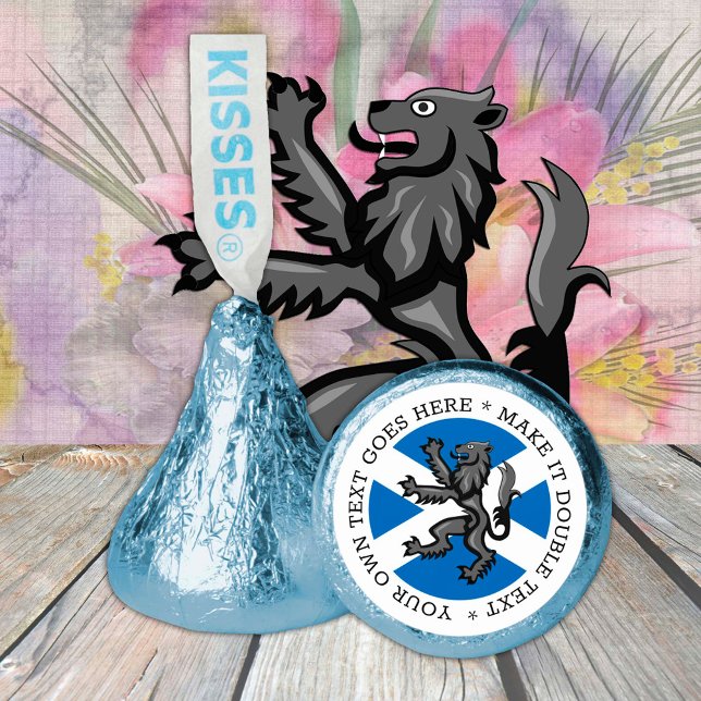 Patriotic Scotland Sweets, Scottish Flag, Rampant Hershey®'s Kisses® (Creator Uploaded)