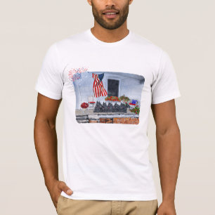 Patriotic Scotties Await the Big Parade T-Shirt