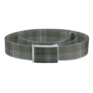 Patriotic Scottish Clan Fraser Plaid Tartan Belt