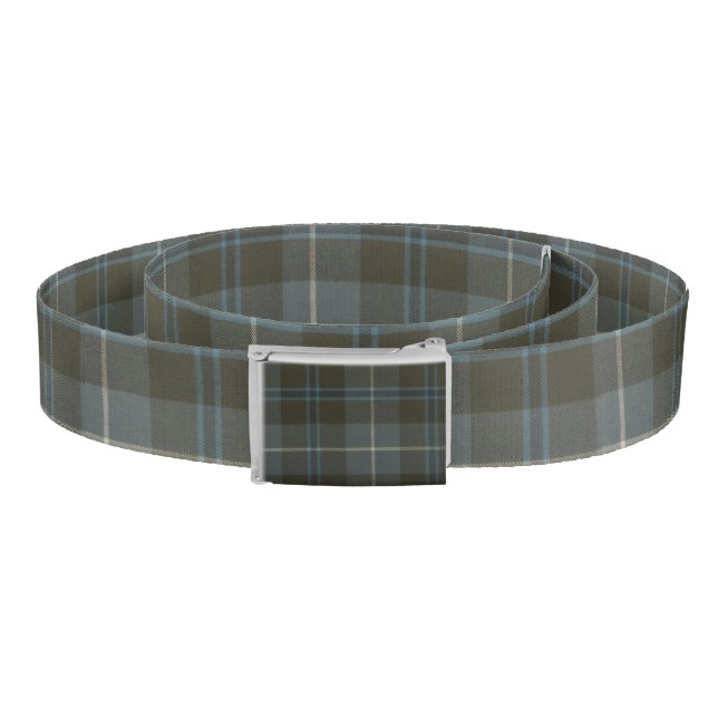 Patriotic Scottish Clan Fraser Plaid Tartan Belt (Coil)