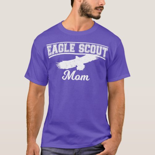 Patriotic Scout United States Bald Eagle Mom T Shi T_Shirt