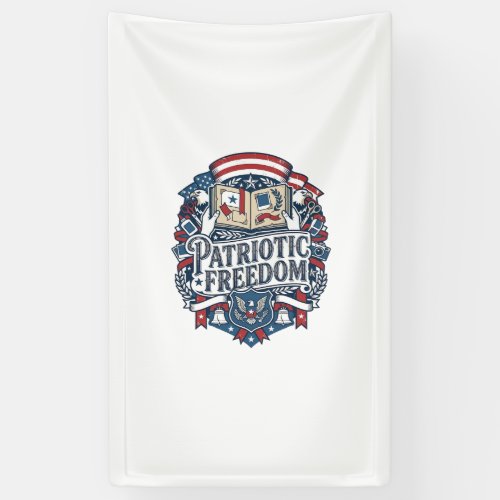Patriotic Scrapbooker Vector Graphic Tee_1 Banner