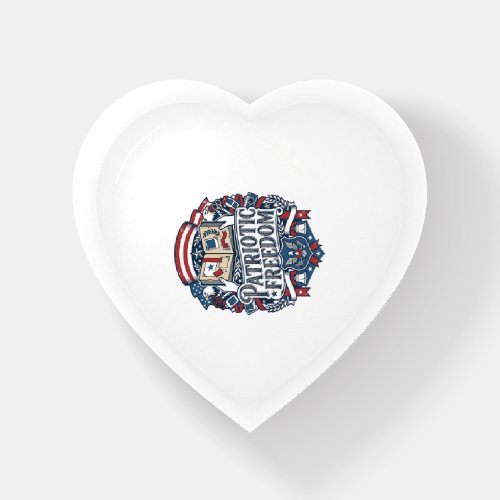 Patriotic Scrapbooker Vector Graphic Tee_1 Paperweight