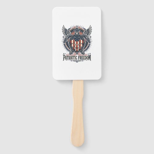 Patriotic Sea Turtle Hand Fan