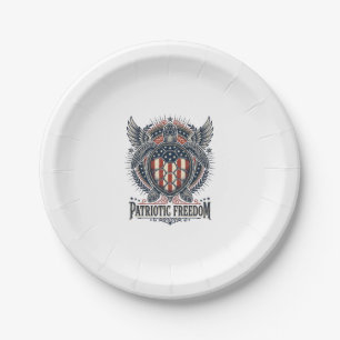  Patriotic Sea Turtle Paper Plates
