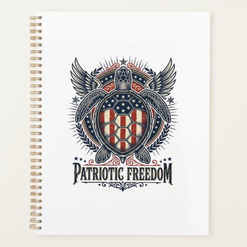 Patriotic Sea Turtle Planner