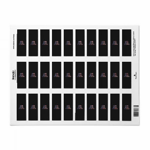 Patriotic Sentinel Return Address Labels - Bold