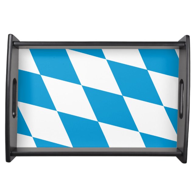 Patriotic serving tray with Flag of Bavaria (Front)