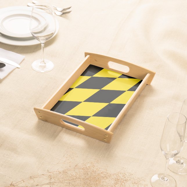 Patriotic serving tray with Flag of Munich (Front)