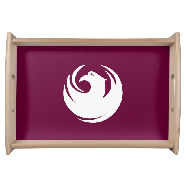 Patriotic serving tray with Flag of Phoenix City (Front)