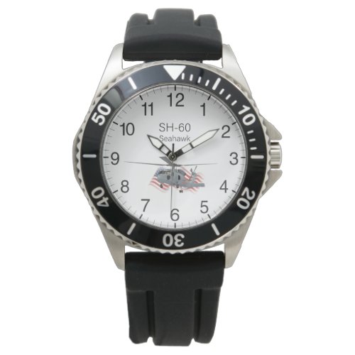 Patriotic SH_60 Seahawk Military Helicopter Watch