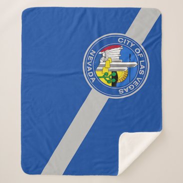Patriotic Sherpa Blanket with flag of Las Vegas Patriotic Sherpa Blanket with flag of Las Vegas