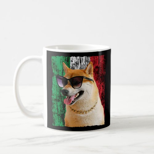 Patriotic Shiba Inu Italy Flag Italian Shiba Inu S Coffee Mug