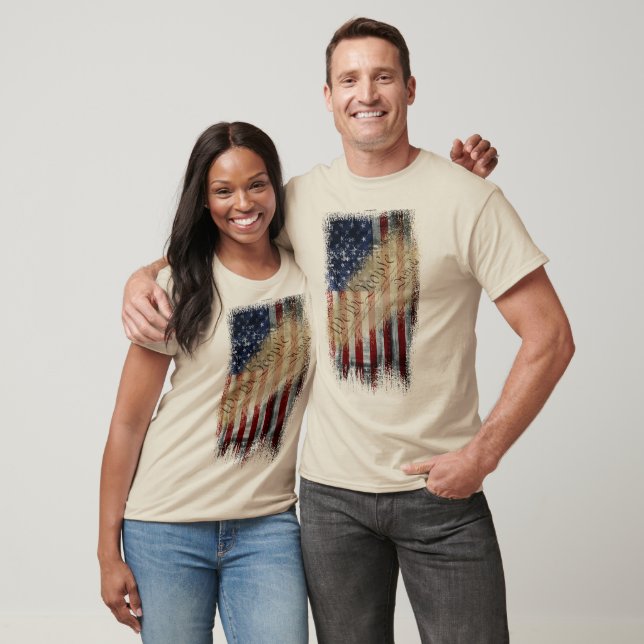 Patriotic Shirt WE THE PEOPLE American Flag (Unisex)
