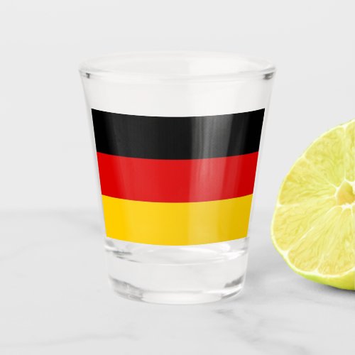 Patriotic shot glass with flag of Germany