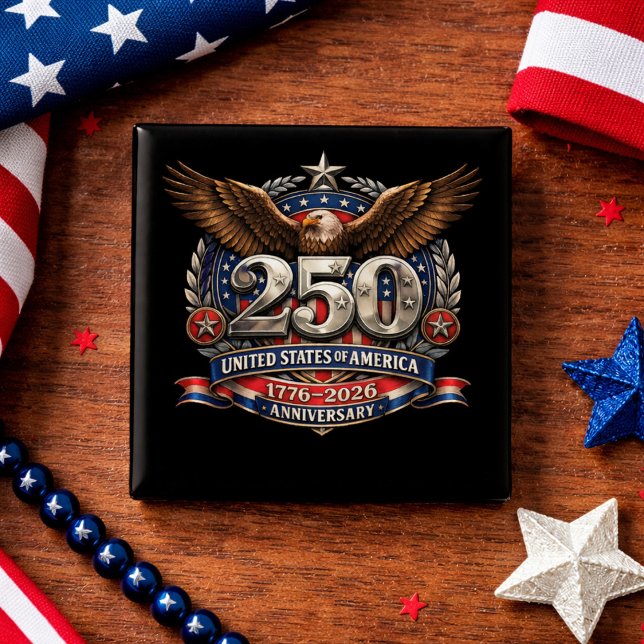 Patriotic Silver Semiquincentennial Emblem Button (Creator Uploaded)