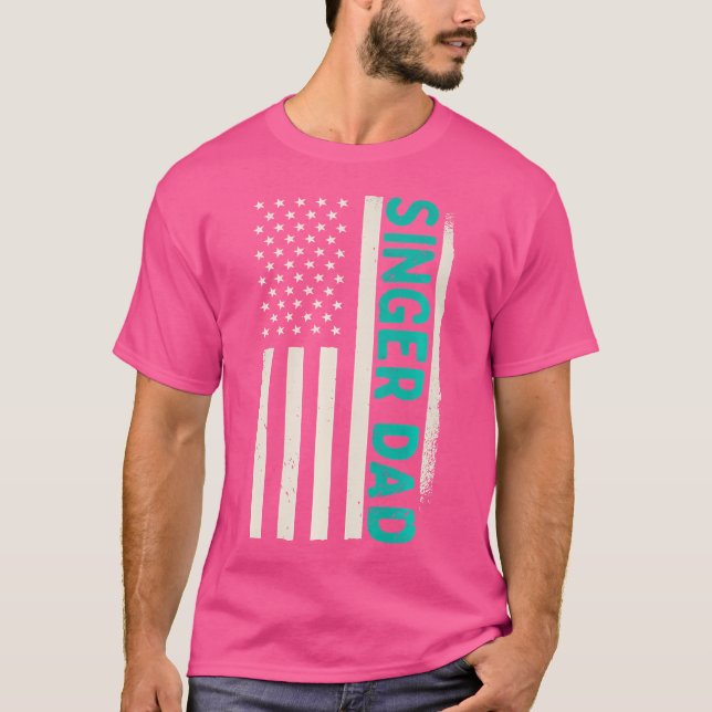 Patriotic Singing Musician Opera Karaoke Singer Da T-Shirt (Front)