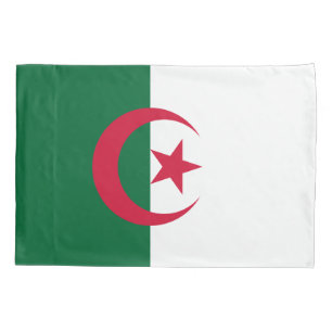 Patriotic Single Pillowcase flag of Algeria