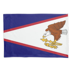Patriotic Single Pillowcase flag of American Samoa