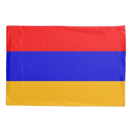 Patriotic Single Pillowcase flag of Armenia